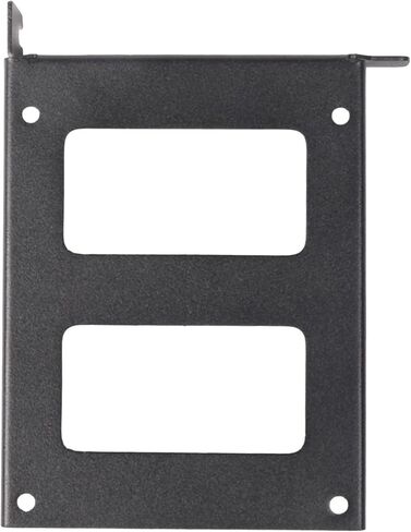 PCI Slot 2.5Inch IDE/SATA/SSD/HDD Rear Panel Mount Bracket Hard Drive Adapter Tray with Half-Height Profile Bracket, Black, 500011873A2 in Saudi Arabia