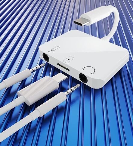 بطاقة الصوت من النوع C ، واجهة الصوت USB-C 3.5 مم متعددة المنفذ لملحق أجهزة الكمبيوتر الخاصة بسماعات سماعات الأذن in Kuwait