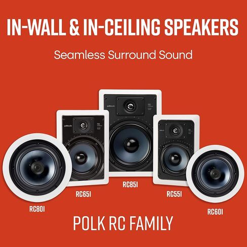 Polk Audio RC55i 2 Way في مكبرات الصوت - 4 حزمة (أبيض) in Saudi Arabia