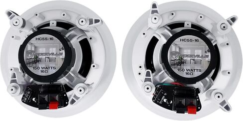 Rockville RPA60BT Home Theater Receiver Amp+(8) 5.25" White Ceiling Speakers+Sub in Saudi Arabia