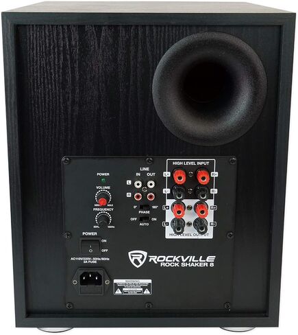 Rockville RPA60BT Home Theater Receiver Amp+(8) 5.25" White Ceiling Speakers+Sub in Saudi Arabia