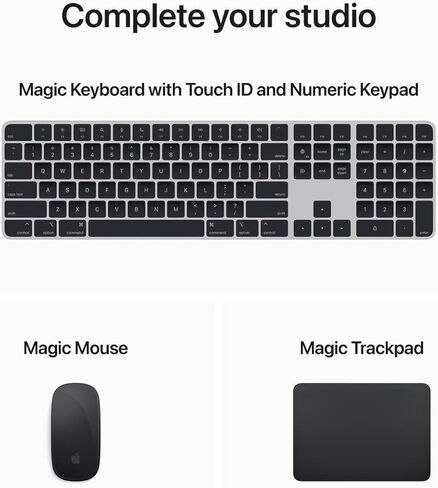 Apple MAC Studio Desktop Computer ، M2 Ultra Chip مع وحدة المعالجة المركزية المكونة من 24 نواة ومعالجة رسومات GPU 60 نواة ، ذاكرة 64 جيجابايت ، 1 تيرابايت SSD ، منتصف 2023 (متجدد) in Saudi Arabia