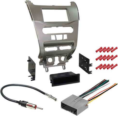 حزمة Caché Kit370 مع مجموعة تركيب ستيريو للسيارة لفورد فوكس 2008 - 2011 في مجموعة تثبيت DASH ، وتسخير ، والهوائي لمستقبل راديو DIN مزدوج (4 بنود) in Kuwait