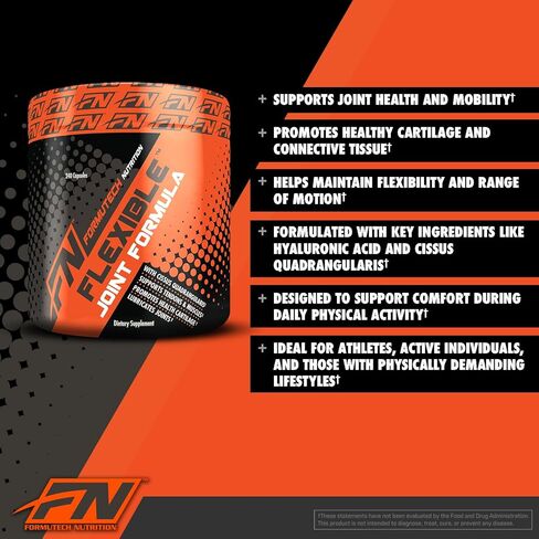 صيغة المفاصل المرنة من Formutech Nutrition، تركيبة المفاصل الأكثر اكتمالاً متاحة بدون وصفة طبية، عدد 240 in Kuwait