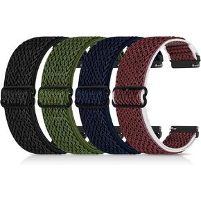 4 حزمة 22 مم نطاقات مرنة متوافقة مع Garmin Venu 3/2 ، Vivoactive 4 (45mm) ، Garmin Forerunner 570 (47mm)/255/665/945 ، Amazfit GTR 4/3/2 ، Smartwatch Band for Amazfit Bip 6/5 ، in Kuwait