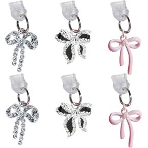 USB C Dust Plug-POR PORT PLUT PROTECTORS لشحن منفذ الشحن ، غطاء مكافحة الغبار لأجهزة النوع C ، ديكور سحر الهاتف للنساء والبنات ، 6 حزم in Kuwait