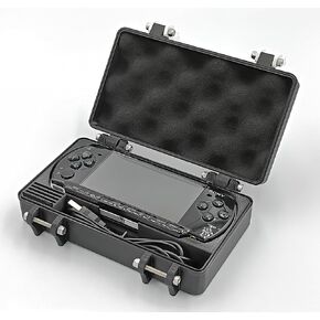 Rugged Protective Carrying Case for PSP 2000 & 3000 - Holds 4 Games, 5 Memory Cards, USB Charging Cable in Saudi Arabia
