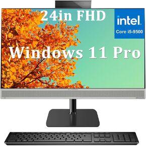 HP EliteOne 800 G5 All-in-One Win 11 Desktop PC, 23.8in FHD 1920 x 1080 AIO Computer, Intel Core i5-9500, 8GB RAM 256GB SSD, RGB Keyboard, Windows 11 Pro (Renewed) in Saudi Arabia