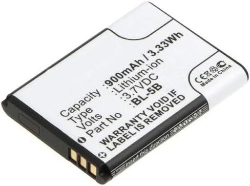 بطارية GPS الرقمية التآزر ، متوافقة مع Nokia 6020 GPS ، (Li-Ion ، 3.7 ، 900mAh) سعة عالية للغاية ، بديل لبطارية ISPAN BTA002 in Saudi Arabia