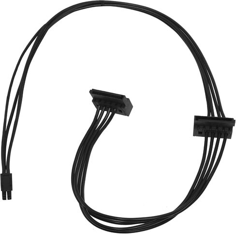 Mini 4pin to 2xright Angle 15pin Sata Power Adapter Cable HDD Mother Cable Cable in Saudi Arabia