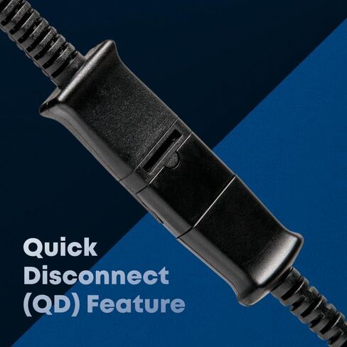 3.5 مم إلى كابل محول QD - متوافق مع سماعات الرأس Plantronics و Poly و Truvoice السريعة (QD) ويعمل مع جميع أجهزة الكمبيوتر والهواتف المحمولة التي تحتوي على منفذ 3.5 ملم in Kuwait