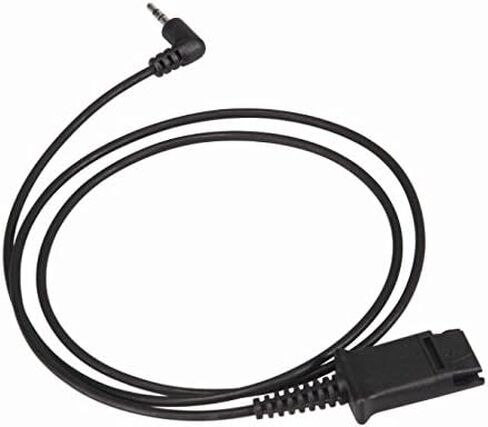 3.5 مم إلى كابل محول QD - متوافق مع سماعات الرأس Plantronics و Poly و Truvoice السريعة (QD) ويعمل مع جميع أجهزة الكمبيوتر والهواتف المحمولة التي تحتوي على منفذ 3.5 ملم in Kuwait
