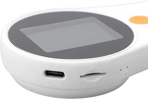 Portable 500X Fixed Focus Macro Microscope Magnifying Glass Compact 2.0 Inch Color Screen for Observation (White) in Saudi Arabia