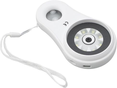 Portable 500X Fixed Focus Macro Microscope Magnifying Glass Compact 2.0 Inch Color Screen for Observation (White) in Saudi Arabia