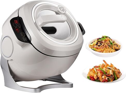 آلة الطهي التلقائية ، 6L COOKING WOK FIRIDE RICE MACHINE ثلاث سرعات قابلة للتعديل ، 360 درجة ، التدفئة ثلاثية الأبعاد على الجولة ، للقلي ، الطهي ، الطهي in Saudi Arabia