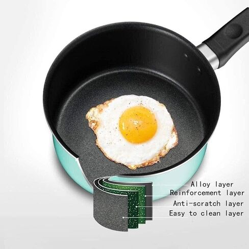 Wok Cookery Pan Non Stick Pan Frying Noodles Hot with Electromagnetic Stove Gas Stove General Purpose(OneColor) in Saudi Arabia