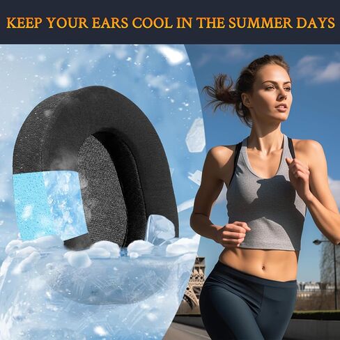 Soulwit Cooling -Gel -Gel Protections for Steelseries Arctis 1/3/5/arctis 7/7+/7p/7p+/7x/7x+/9x/pro/prime (لا تناسب أي رأس قش). in Saudi Arabia