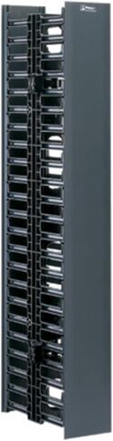 Panduit WMPV22E Vertical Cable Management, Black, 22 RU in Saudi Arabia