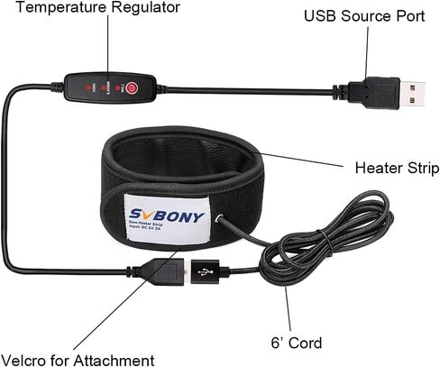 SVBony SV172 عدسة سخان الدفء ، 240 مم 3 منظم تروس درجة حرارة USB حزمة سخان الندى Universal مع SV172 عدسة دافئة ، 400 مم سخان العدسة دافئ الندى in Saudi Arabia