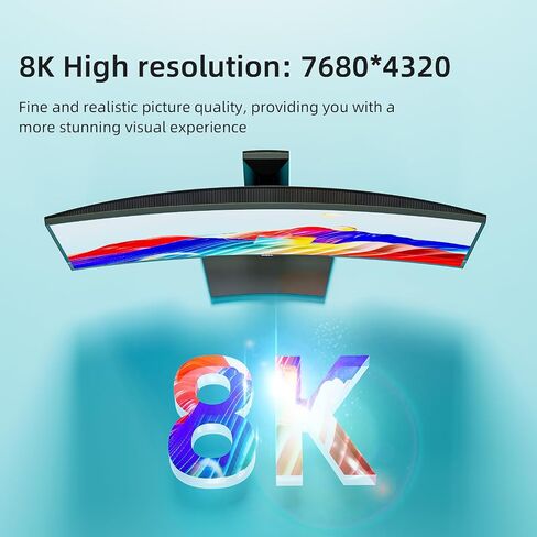 DisplayPort Active Active إلى محول HDMI (8K@60Hz ، 4K@144Hz) أحادي الاتجاه DP 1.4 إلى محول HDMI 2.1 ، ذكر إلى أنثى DP إلى محول HDMI متوافق مع أجهزة سطح المكتب ، الشاشات in Kuwait
