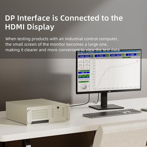 DisplayPort Active Active إلى محول HDMI (8K@60Hz ، 4K@144Hz) أحادي الاتجاه DP 1.4 إلى محول HDMI 2.1 ، ذكر إلى أنثى DP إلى محول HDMI متوافق مع أجهزة سطح المكتب ، الشاشات in Kuwait