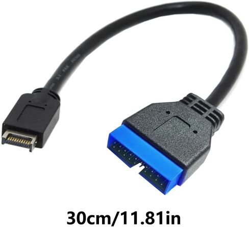 توفير المساحة USB3.0 20Pin إلى USB3.1 Typee Front Panel Header PUSB3.1 إلى كابل محول USB لسهولة التثبيت 10 جيجابت في الثانية in Saudi Arabia