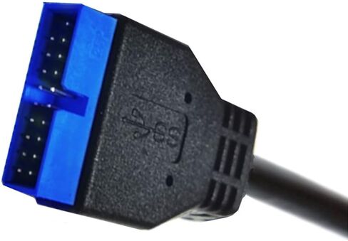 توفير المساحة USB3.0 20Pin إلى USB3.1 Typee Front Panel Header PUSB3.1 إلى كابل محول USB لسهولة التثبيت 10 جيجابت في الثانية in Saudi Arabia
