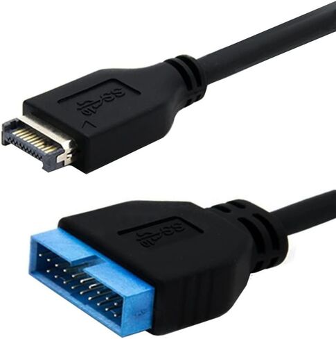 توفير المساحة USB3.0 20Pin إلى USB3.1 Typee Front Panel Header PUSB3.1 إلى كابل محول USB لسهولة التثبيت 10 جيجابت في الثانية in Saudi Arabia
