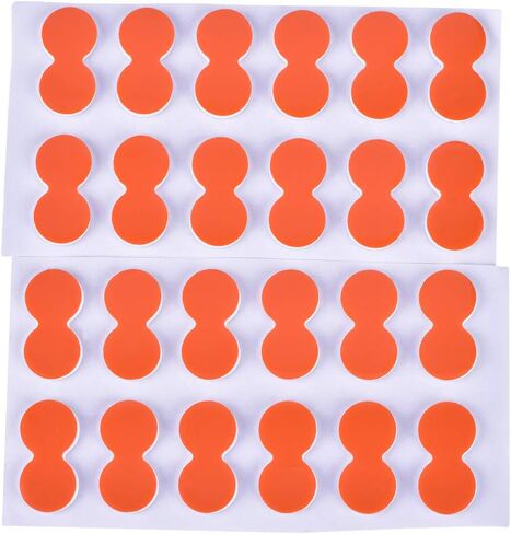 VBESTLIFE 24Pcs EVA Fly Fishing Floats, Ergonomic Design Strike Indicator Tackle Accessories Suitable for Fly Fishing, River Fishing, Lakes Fishing (Orange) in Saudi Arabia