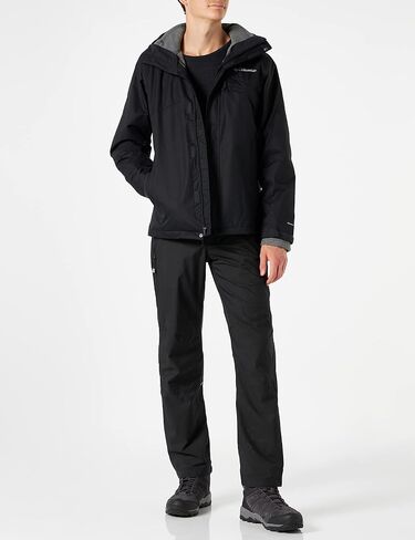 Columbia Men's Bugaboo II Fleece Interchange Jacket, Black/Red, 3X Tall in Kuwait