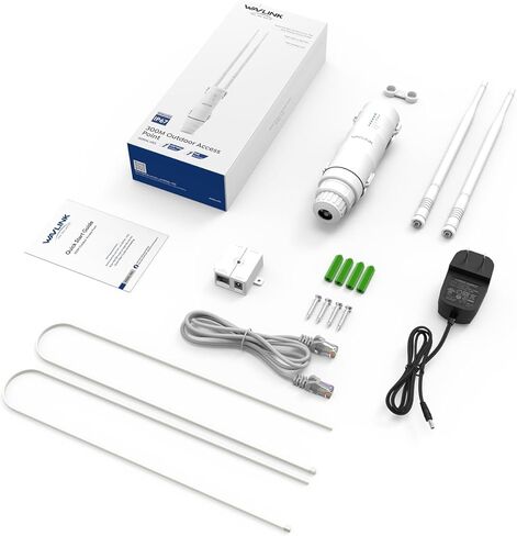 N300 في الهواء الطلق معزز إشارة WIFI ، نقطة الوصول إلى Wavlink/متكرر/نطاق مع POE السلبي ، 15 كيلو فولت ESD ، حماية البرق 4KV ، دعم AP/مكرر/وضع جهاز التوجيه للمزرعة ، الفناء in Kuwait