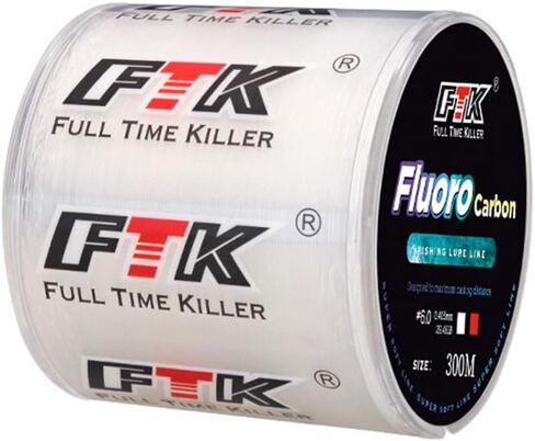 High-Strength Transparent Fishing Line – 300M Long Nylon Fish Line with 10LB & 15LB Tensile Options in Saudi Arabia