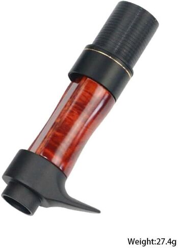 Pack of 1 Solid Wood Reel Seat Spinning Casting Trout Fishing Reel Seat Rod Building Component Pole Repair Reel Seat Accessories in Saudi Arabia