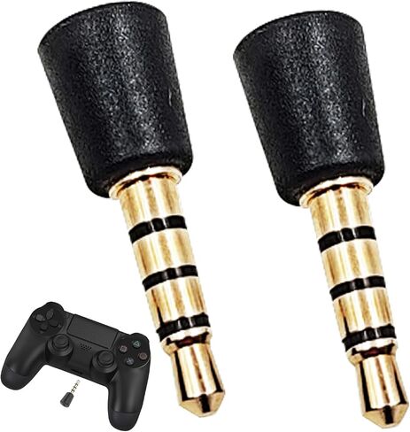 microphone 3.5mm ، Mini Gaming Mic متوافق مع وحدات تحكم PS5 والهواتف وأجهزة الكمبيوتر المحمولة والأجهزة اللوحية والكاميرات والمزيد (2 عبوة) in Kuwait