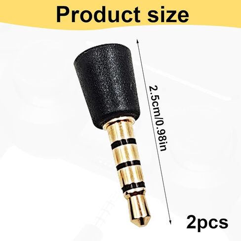 microphone 3.5mm ، Mini Gaming Mic متوافق مع وحدات تحكم PS5 والهواتف وأجهزة الكمبيوتر المحمولة والأجهزة اللوحية والكاميرات والمزيد (2 عبوة) in Kuwait