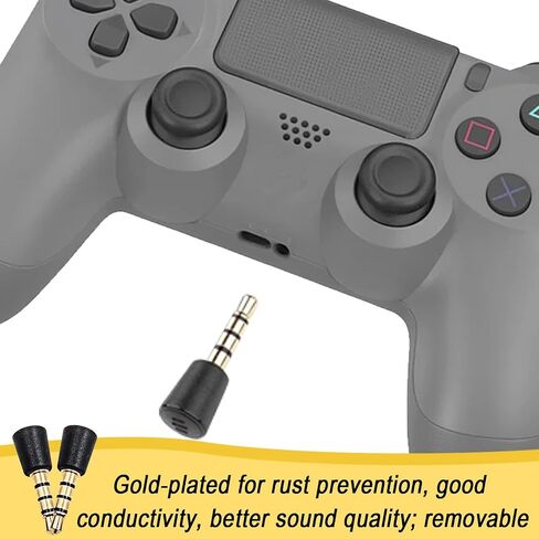 microphone 3.5mm ، Mini Gaming Mic متوافق مع وحدات تحكم PS5 والهواتف وأجهزة الكمبيوتر المحمولة والأجهزة اللوحية والكاميرات والمزيد (2 عبوة) in Kuwait
