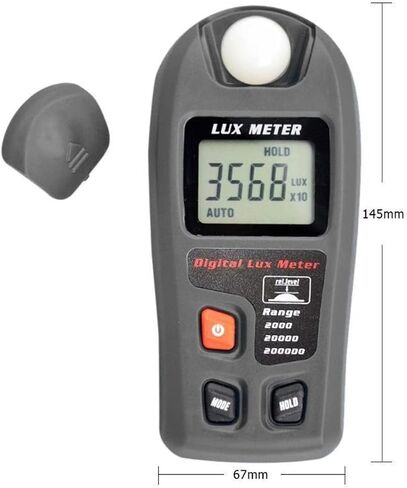 Light Meter Digital Lux Meter 200,000 Lux Digital LCD Pocket Light Meter Lux/FC Measure Tester illuminometer Sensor Photometer MT-30(2) in Saudi Arabia