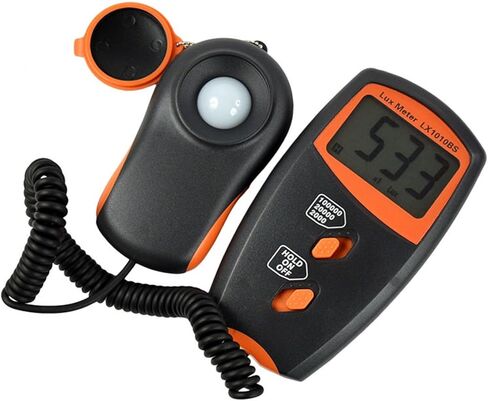 Light Meter 1010bs Light Illuminance Table100,000lux Portable Illumination Photometer(2) in Saudi Arabia