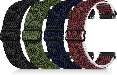 4 حزمة 22 مم نطاقات مرنة متوافقة مع Garmin Venu 3/2 ، Vivoactive 4 (45mm) ، Garmin Forerunner 570 (47mm)/255/665/945 ، Amazfit GTR 4/3/2 ، Smartwatch Band for Amazfit Bip 6/5 ، in Kuwait