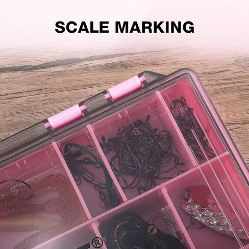 Goture Fishing Tackle Box Organizer - صندوق منظم الصيد المقاوم للماء ، فواصل قابلة للتعديل ، صندوق تخزين الصيد للمياه المالحة ، المزلاجات المزدوجة | 1 PC 3600 TOCKLE TRAY | حماية الشمس in Saudi Arabia