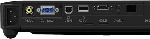 Epson Powerlite 1781W WXGA ، 3،200 Lumens Brudness (إخراج ضوء اللون) ، 3،200 Lumens White Brightness Wireless 3LCD Portable Projector ، Black in Saudi Arabia