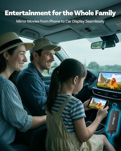 OTTOCAST Mirror Touch with Wireless Carplay Adapter,Apps on Your Car Screen in Kuwait