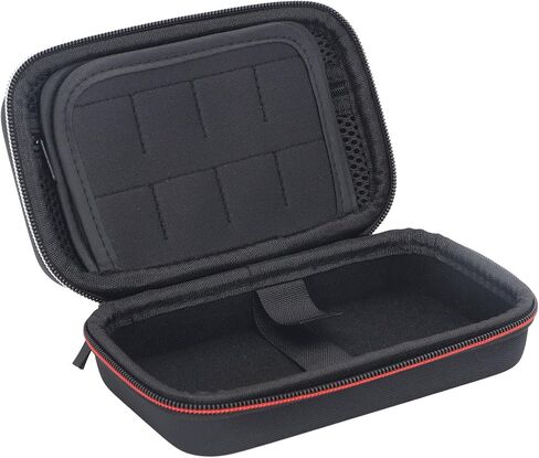 SUNGOOYUE 2DS XL 3DS Game Console Carrying Case, Hard Shell Travel Case for New 3DS New 3DS XL Super Edition Black Red, Protective Bag for 2DS XL 3DS XL New 3DS XL LL in Saudi Arabia