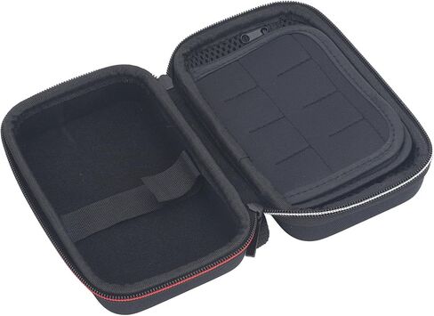 SUNGOOYUE 2DS XL 3DS Game Console Carrying Case, Hard Shell Travel Case for New 3DS New 3DS XL Super Edition Black Red, Protective Bag for 2DS XL 3DS XL New 3DS XL LL in Saudi Arabia