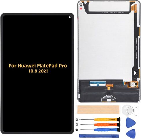 A-Mind for Huawei Matepad Pro 10.8 2021 استبدال الشاشة MRR-W29 شاشة LCD Display Digitizer مجموعة كاملة مع مجموعات أدوات الإصلاح (أسود) in Saudi Arabia