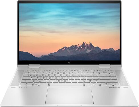 HP Envy x360 2-in-1 Laptop, 15.6" FHD Touchscreen, 12th Gen Intel Core i7-1255U, 32GB RAM, 1TB PCIe SSD, Webcam, Backlit Keyboard, Wi-Fi 6, HDMI, Windows 11 Home, Silver, Stylus Pen Included in Saudi Arabia
