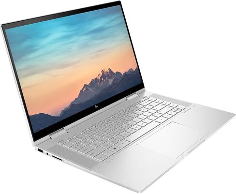 HP Envy x360 2-in-1 Laptop, 15.6" FHD Touchscreen, 12th Gen Intel Core i7-1255U, 32GB RAM, 1TB PCIe SSD, Webcam, Backlit Keyboard, Wi-Fi 6, HDMI, Windows 11 Home, Silver, Stylus Pen Included in Saudi Arabia