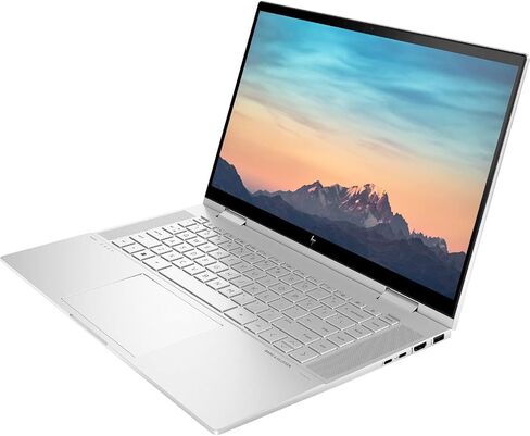 HP Envy x360 2-in-1 Laptop, 15.6" FHD Touchscreen, 12th Gen Intel Core i7-1255U, 32GB RAM, 1TB PCIe SSD, Webcam, Backlit Keyboard, Wi-Fi 6, HDMI, Windows 11 Home, Silver, Stylus Pen Included in Saudi Arabia