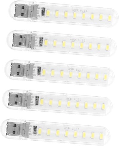 Housoutil Mini USB Night Light LED LED Light Stick لتخييم قراءة ضوء الليل in Kuwait