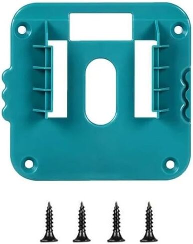حامل البطارية يعمل لصالح Makita 18V Mounts Mounts Dock ، حامل تخزين البطارية على الحائط متوافق مع BL1820 ، BL1830 ، BL1840 ، BL1850 ، BL1860 (W/SCELS) - 1 حزمة in Saudi Arabia